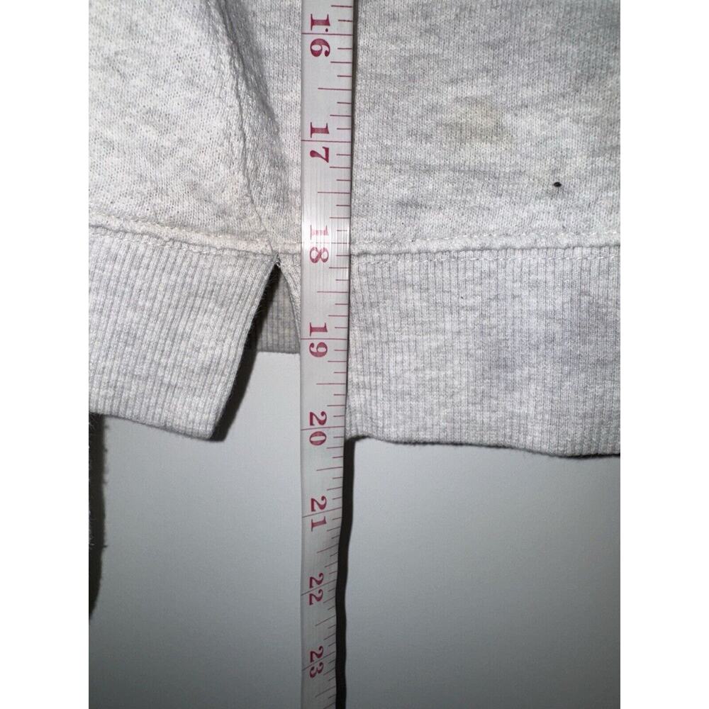 Madewell MWL Women Sweatshirt Size XXS Grey Cropped Hoodie Sweater - Picture 5 of 7